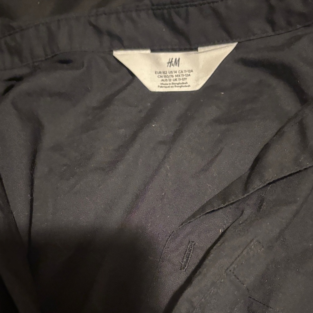 H&M Charcoal Button Up